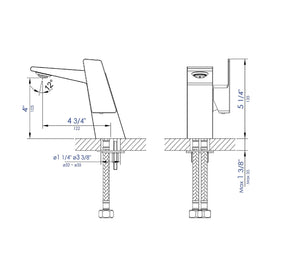 Black Matte Single Hole Bathroom Faucet