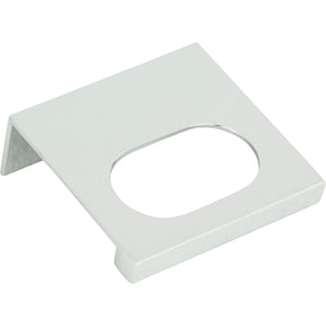 Atlas Homewares Modern Square Edge Tab Pull 1 1/4 Inch (c-c) Polished Chrome
