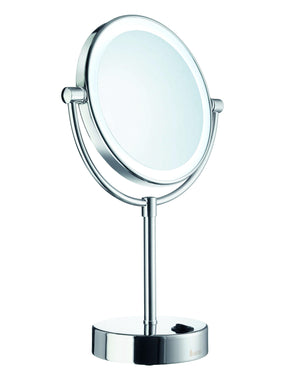 Smedbo Outline Shaving and Make-up Mirror with LED-technology in Polished Chrome