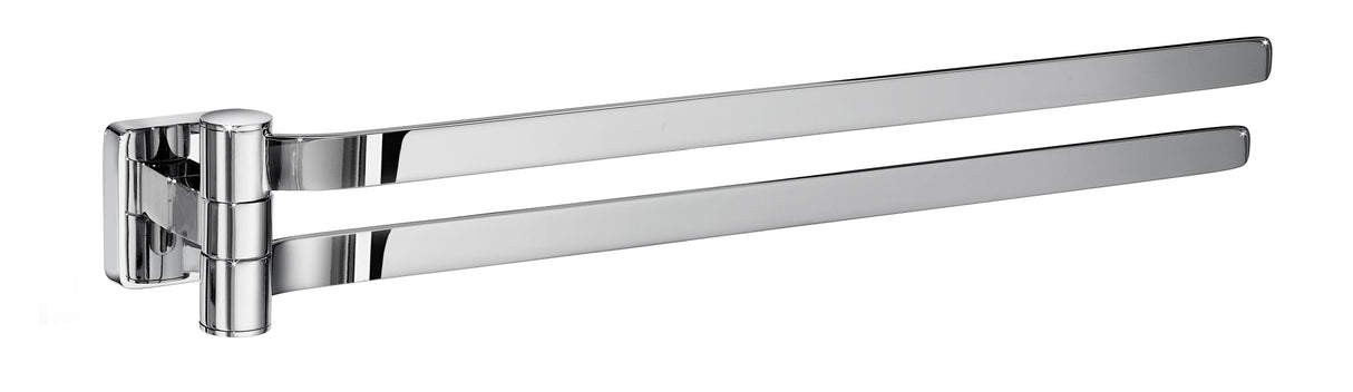 Smedbo Ice Swing Arm Towel Rail in Polished Chrome