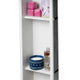 ALFI brand 8" x 36" White Matte Stainless Steel Vertical Triple Shelf Bath Shower Niche