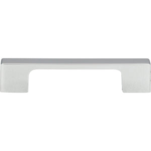 Atlas Homewares Thin Square Pull 3 3/4 Inch (c-c) Polished Chrome