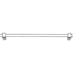 Atlas Homewares Buckle Up Bath Towel Bar 18 Inch Single Polished Chrome