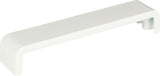 Atlas Homewares Platform Pull 6 5/16 Inch (c-c) High White Gloss