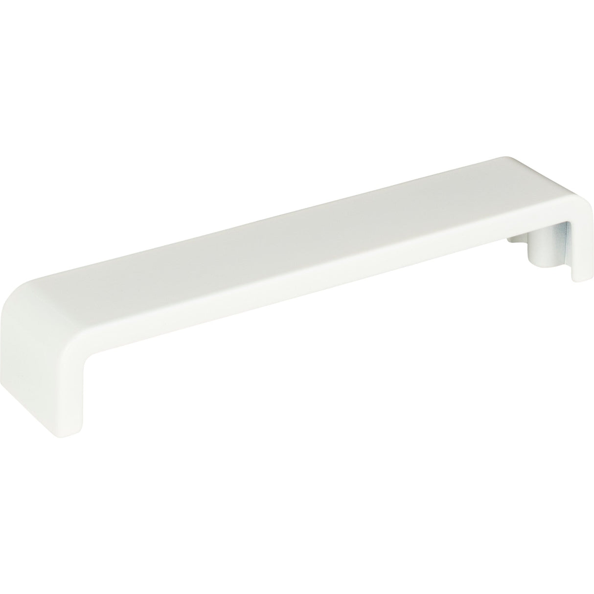 Atlas Homewares Platform Pull 6 5/16 Inch (c-c) High White Gloss