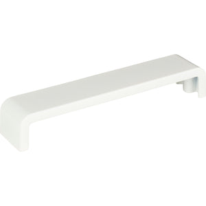 Atlas Homewares Platform Pull 6 5/16 Inch (c-c) High White Gloss