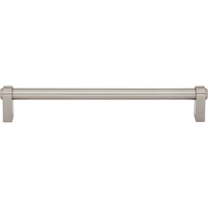 Top Knobs TK3213 Lawrence Pull 7 9/16 Inch Center to Center - Brushed Satin Nickel