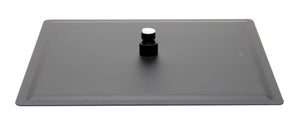 Matte Black Stainless Steel 16" Square Ultra-Thin Rain Shower Head