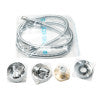 ALFI brand AB2862-PC Polished Chrome Square Style Thermostatic Exposed Shower Set