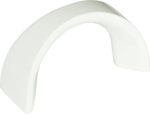 Atlas Homewares Sleek Knob 1 1/4 Inch (c-c) High White Gloss