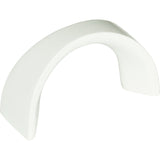 Atlas Homewares Sleek Knob 1 1/4 Inch (c-c) High White Gloss
