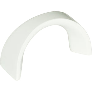Atlas Homewares Sleek Knob 1 1/4 Inch (c-c) High White Gloss