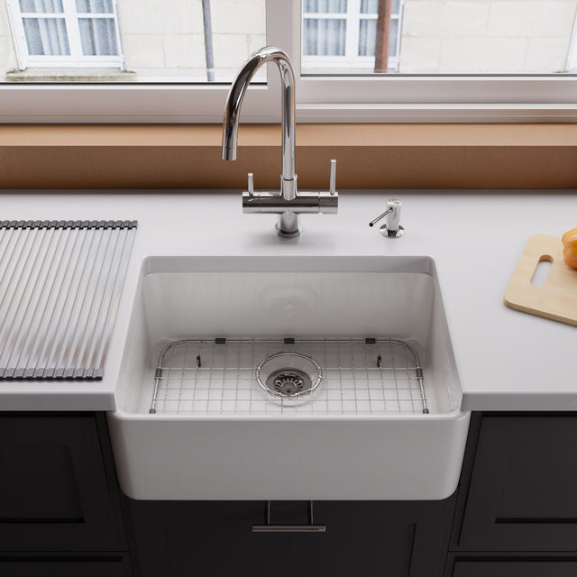 ALFI brand AB2042-PSS Polished Stainless Steel Kitchen Faucet/Drinking Water