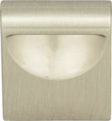 Atlas Homewares Round Rail Knob 1 1/8 Inch Brushed Nickel