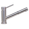 ALFI brand AB2025-BSS Solid Brushed Stainless Steel Pull Out Single Hole Kitchen Faucet