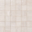 Veneto white 12x12 porcelain mesh mounted mosaic tile NVENEWHI2X2 product shot multiple tiles angle view