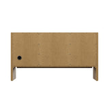 Hudson 60" Single Vanity, Light Natural Oak w/ 3 CM Ethereal Noctis Top w/ FreePower Wireless Charger