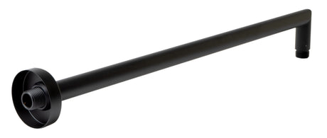 Black Matte 20" Round Wall Shower Arm