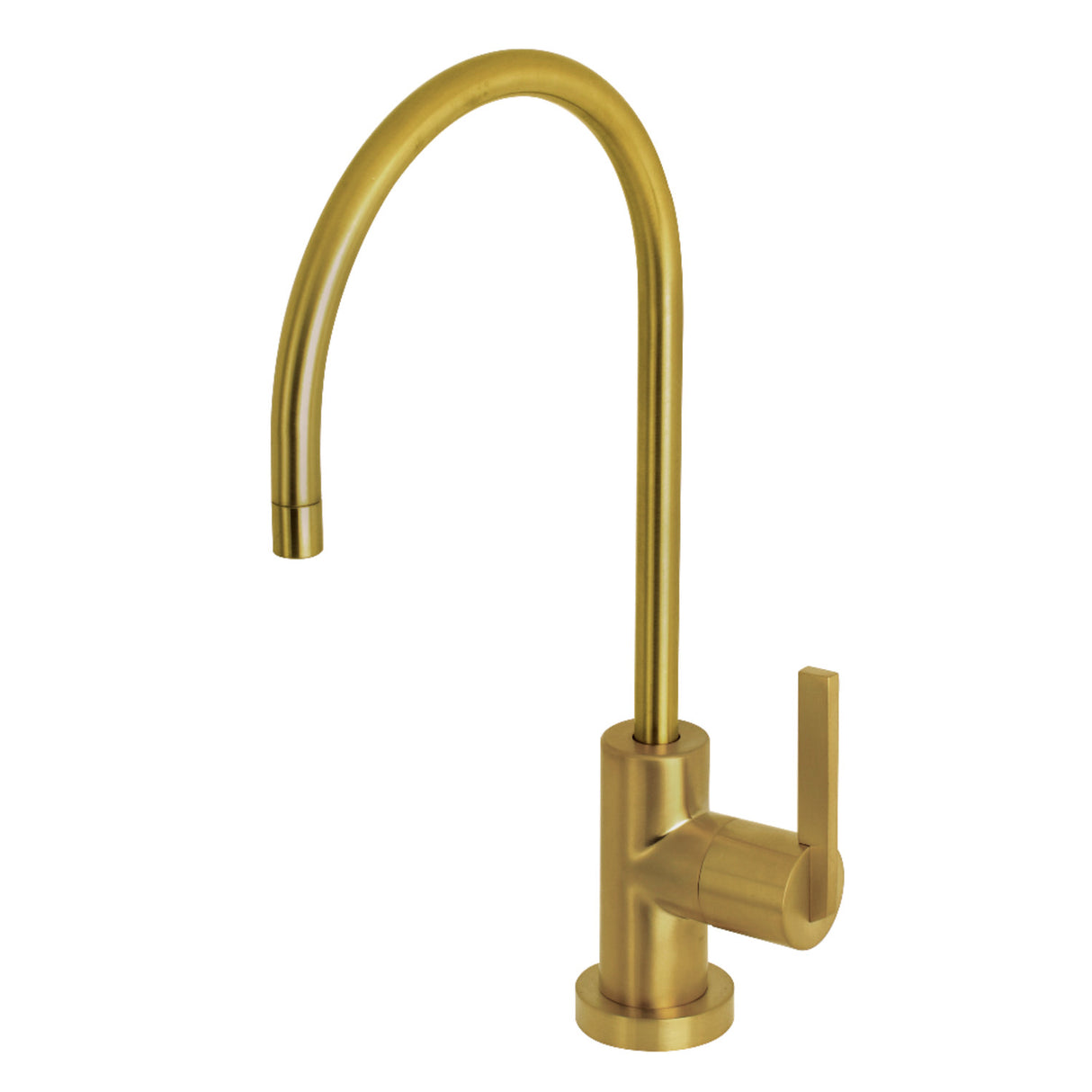 Kingston Brass KS8197CTL Continental Single-Handle Water Filtration Faucet, Brushed Brass
