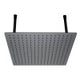 Matte Black Stainless Steel 20" Square Ultra-Thin Rain Shower Head
