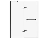 MAAX 139587-810-340-000 Capella 78 56-59 x 78 in. 8 mm Pivot Shower Door for Alcove Installation with GlassShield® glass in Matte Black