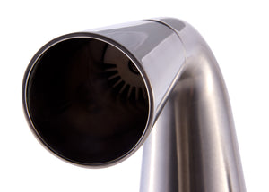 ALFI brand AB1792-BN Brushed Nickel Single Hole Tall Cone Waterfall Bathroom Faucet