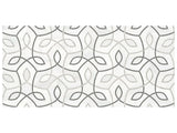 Anatolia Tile Utopio Vine Mist Honed W/ Polished Accents Natural Stone Waterjet Mosaic 5001-0414-0 Vine Mist - premium natural stone mosaic tile from Anatolia Tile, available at PoshHaus showroom in Keene, NH