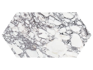 24 Inch Viola Roccia Picket Honed Marble Tile - 12