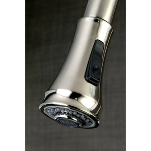 Gourmetier GSY7778ACL American Classic Single-Handle Pull-Down Sprayer Kitchen Faucet, Brushed Nickel