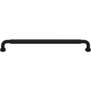 Top Knobs TK3205 Dustin Pull 8 13/16 Inch Center to Center - Flat Black