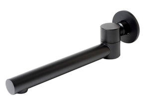 Black Matte Round Foldable Tub Spout