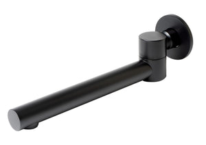 Black Matte Round Foldable Tub Spout