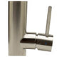 ALFI brand AB2046-BSS Round Modern Brushed Stainless Steel Kitchen Faucet
