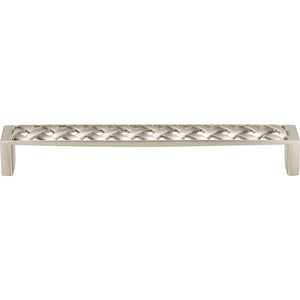 Atlas Homewares Lattice Pull 6 5/16 Inch (c-c) Brushed Nickel