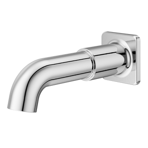 Square Non-Divertering Tub Spout in Polished Chrome
