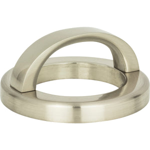 Atlas Homewares Tableau Round Base and Top 1 13/16 Inch (c-c) Brushed Nickel