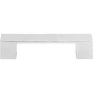 Atlas Homewares Wide Square Pull 3 3/4 Inch (c-c) Polished Chrome