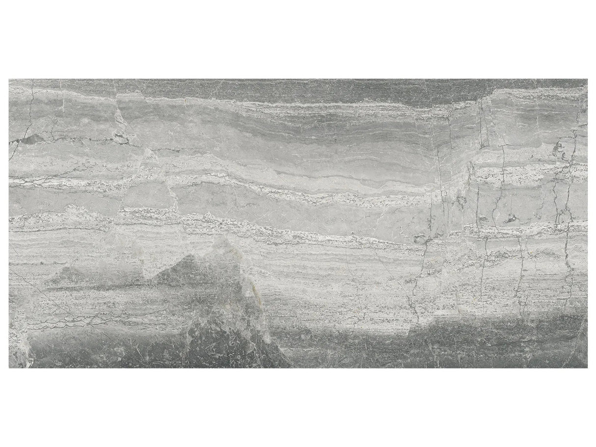 Anatolia Tile 12X24 Volcana Notte Honed Marble Tile 5000-0425-0 Volcana Notte 12x24 - premium natural stone mosaic tile from Anatolia Tile, available at PoshHaus showroom in Keene, NH