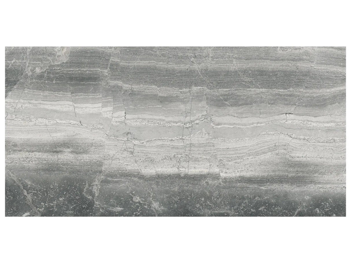 Anatolia Tile 18X36 Volcana Notte Honed Marble Tile 5000-0424-0 Volcana Notte 18x36 - premium natural stone mosaic tile from Anatolia Tile, available at PoshHaus showroom in Keene, NH