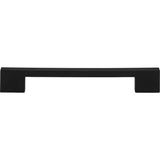 Atlas Homewares Thin Square Pull 7 9/16 Inch (c-c) Matte Black