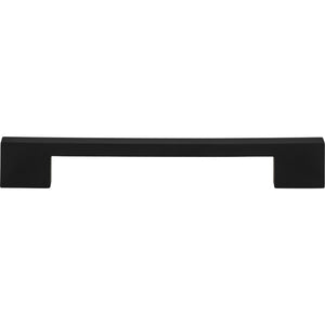 Atlas Homewares Thin Square Pull 7 9/16 Inch (c-c) Matte Black