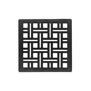 Infinity Drain VS 4 4” Strainer - Weave Pattern for V 4, VD 4, VDB 4
