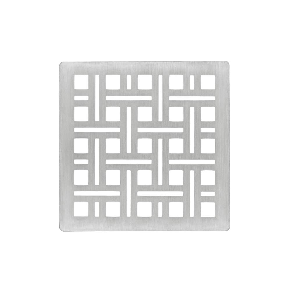 Infinity Drain VS 4 4” Strainer - Weave Pattern for V 4, VD 4, VDB 4