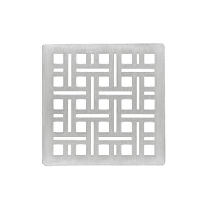 Infinity Drain VS 4 4” Strainer - Weave Pattern for V 4, VD 4, VDB 4