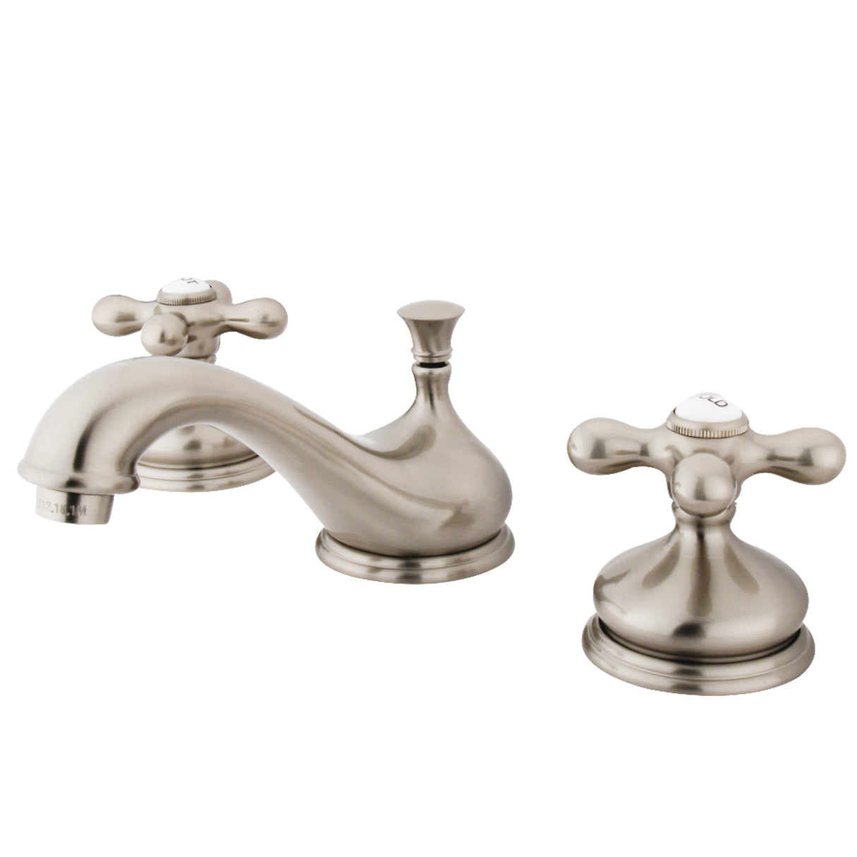 Kingston Brass KS1168AX 8 in. Widespread Bathroom Faucet, Brushed Nickel