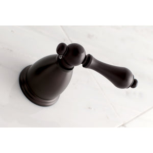 Kingston Brass KS3125AL Vintage 2-Handle Wall Mount Bathroom Faucet, Oil Rubbed Bronze
