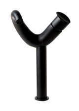 Black Matte Tall Wave Single Lever Bathroom Faucet