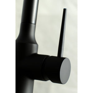Gourmetier LS2720NYL New York Single-Handle Pull-Down Kitchen Faucet, Matte Black
