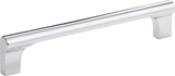 Atlas Homewares Whittier Pull 5 1/16 Inch (c-c) Polished Chrome