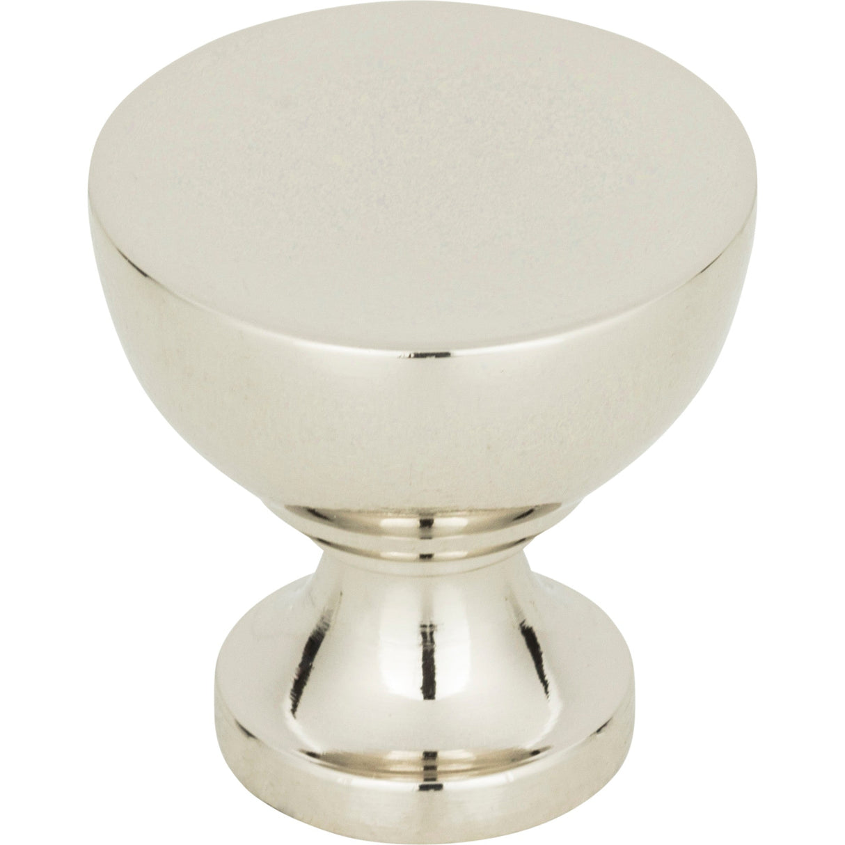 Atlas Homewares Shelley Round Knob 1 1/4 Inch Polished Nickel